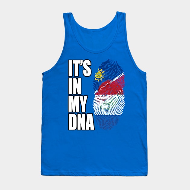 Dutch And Namibian Mix DNA Flag Heritage Tank Top by Just Rep It!!